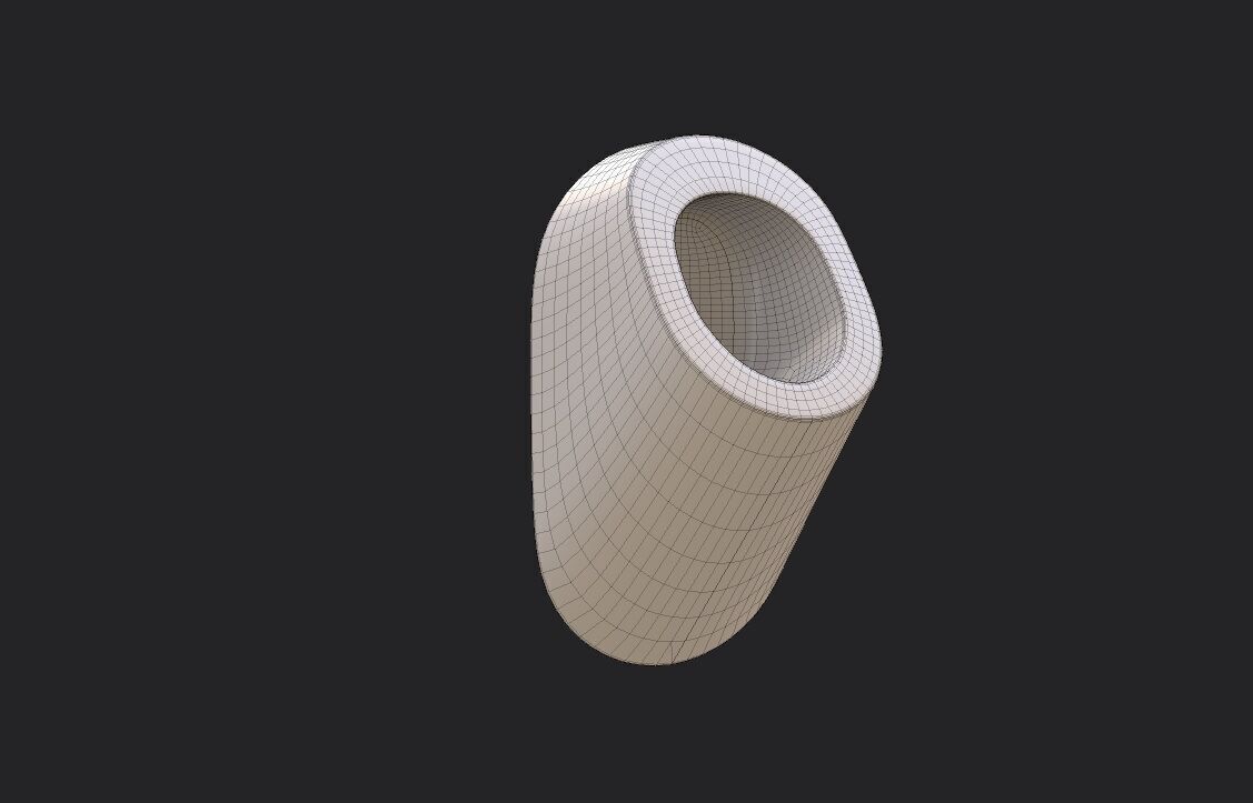 Urinal M04 Low-poly 3D model_1