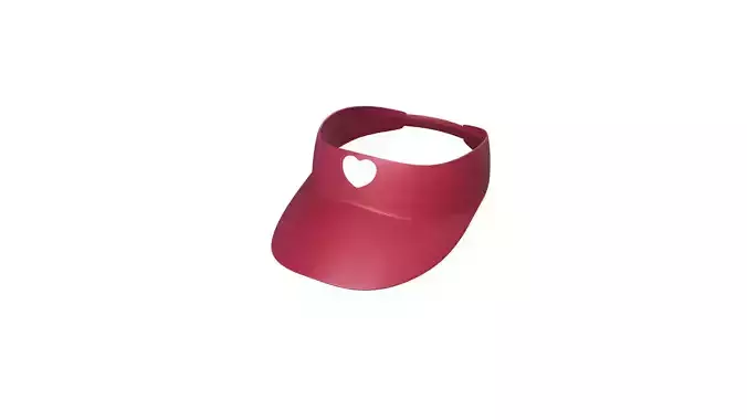 Low-Poly Visor Cap 03