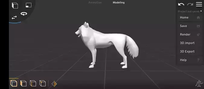 Full HD Wolf Model