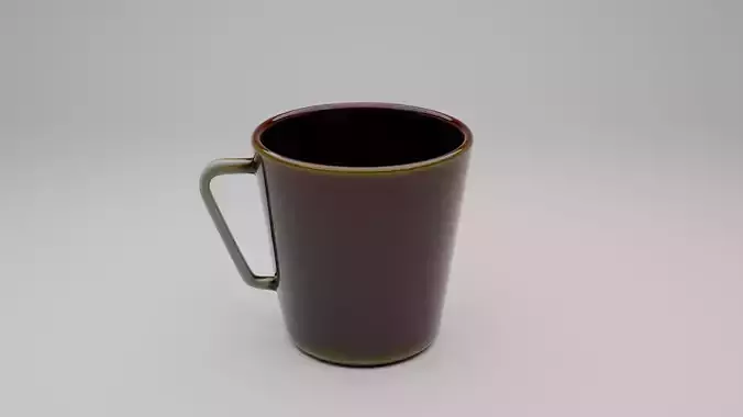 Low Poly Ceramic cup 3DModel