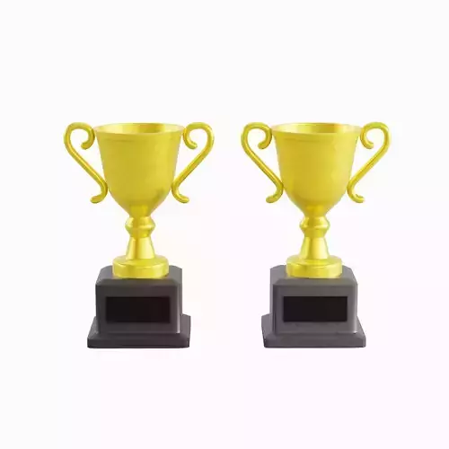 Gold Trophy Set