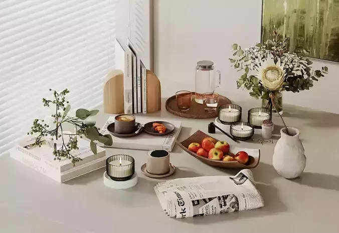 Modern ornaments combination