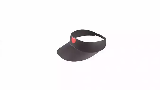 Low-Poly Visor Cap 05