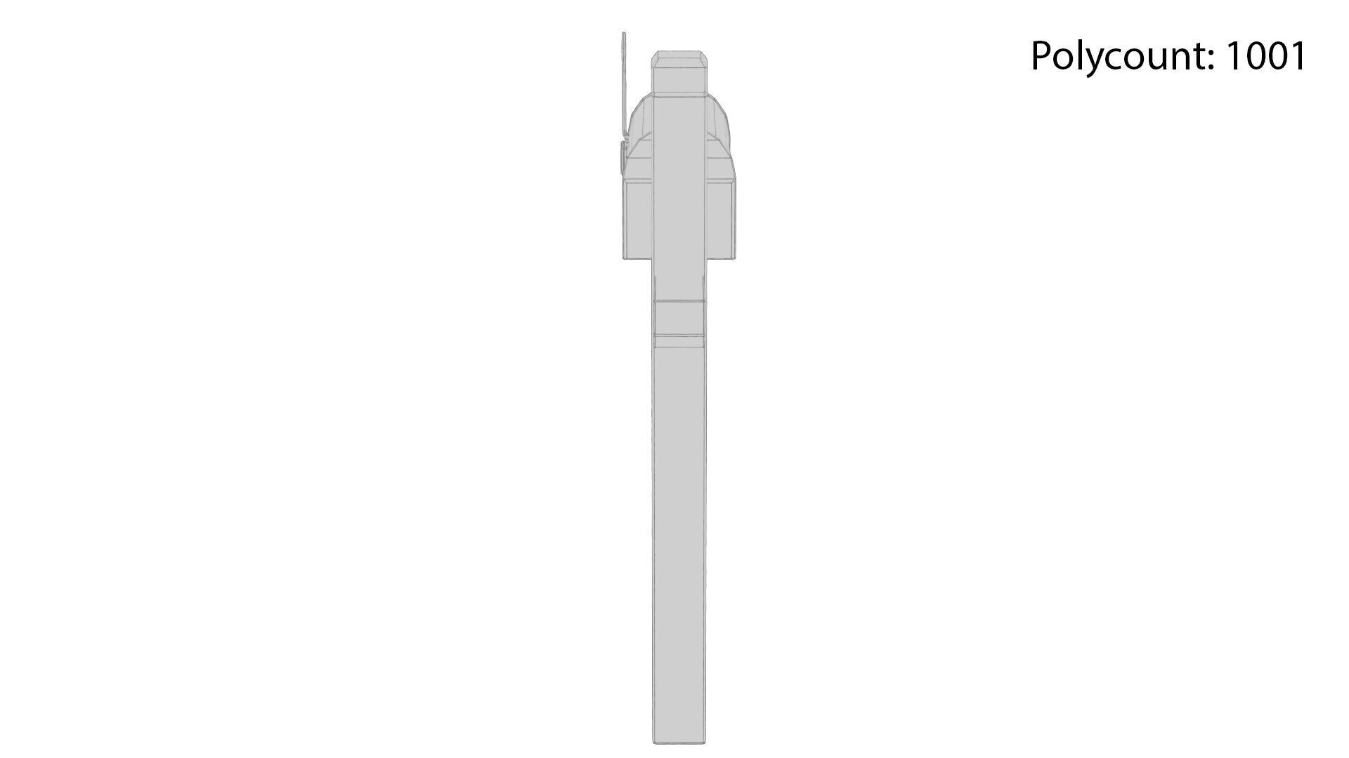 Mail Box Low-poly 3D model_16