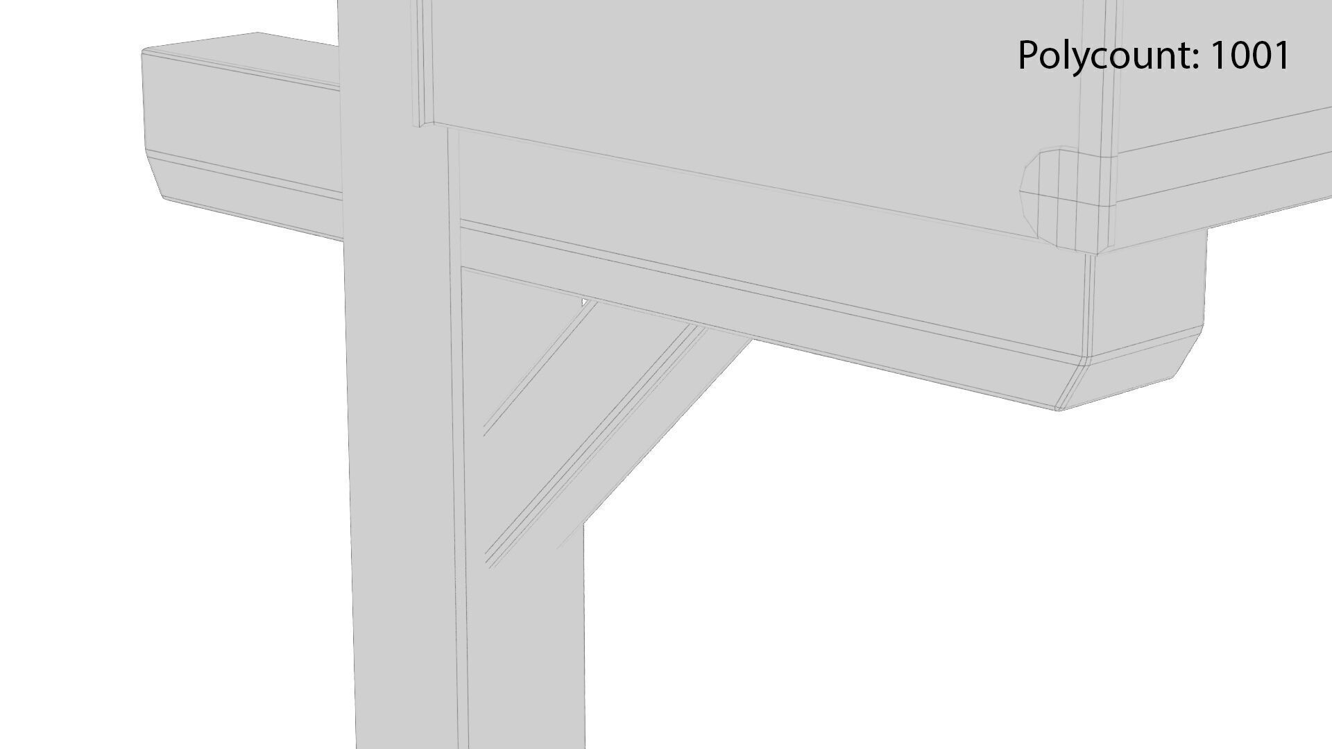 Mail Box Low-poly 3D model_20