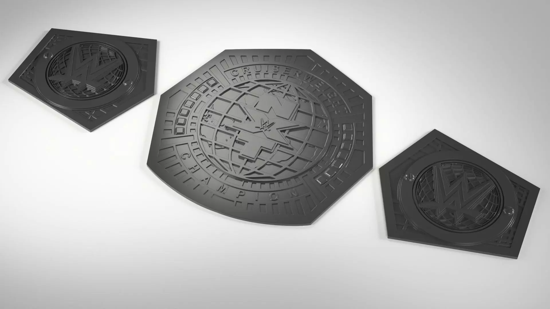 WWE NXT Cruiser Weight Championship 3D print model_0