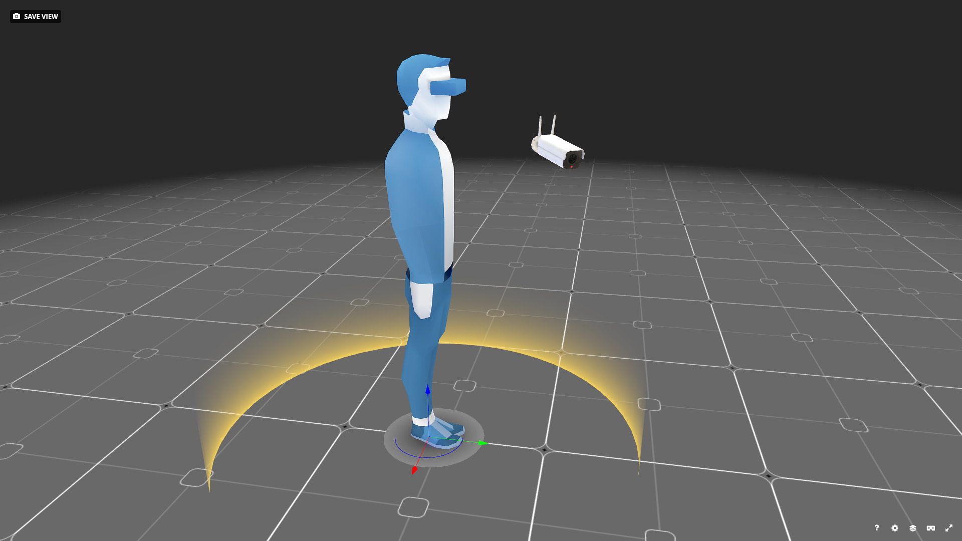 Security Camera 3D Model Low-poly 3D model_15