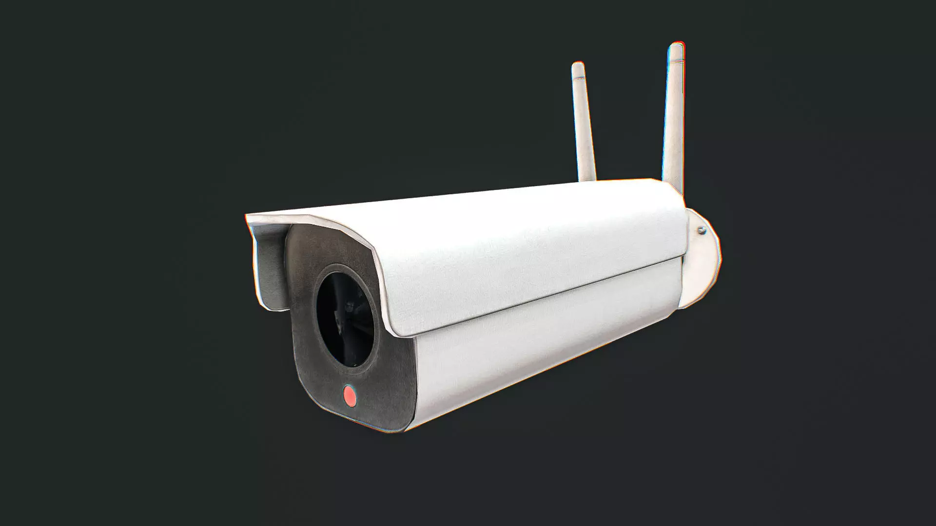 Security Camera 3D Model Low-poly 3D model_0