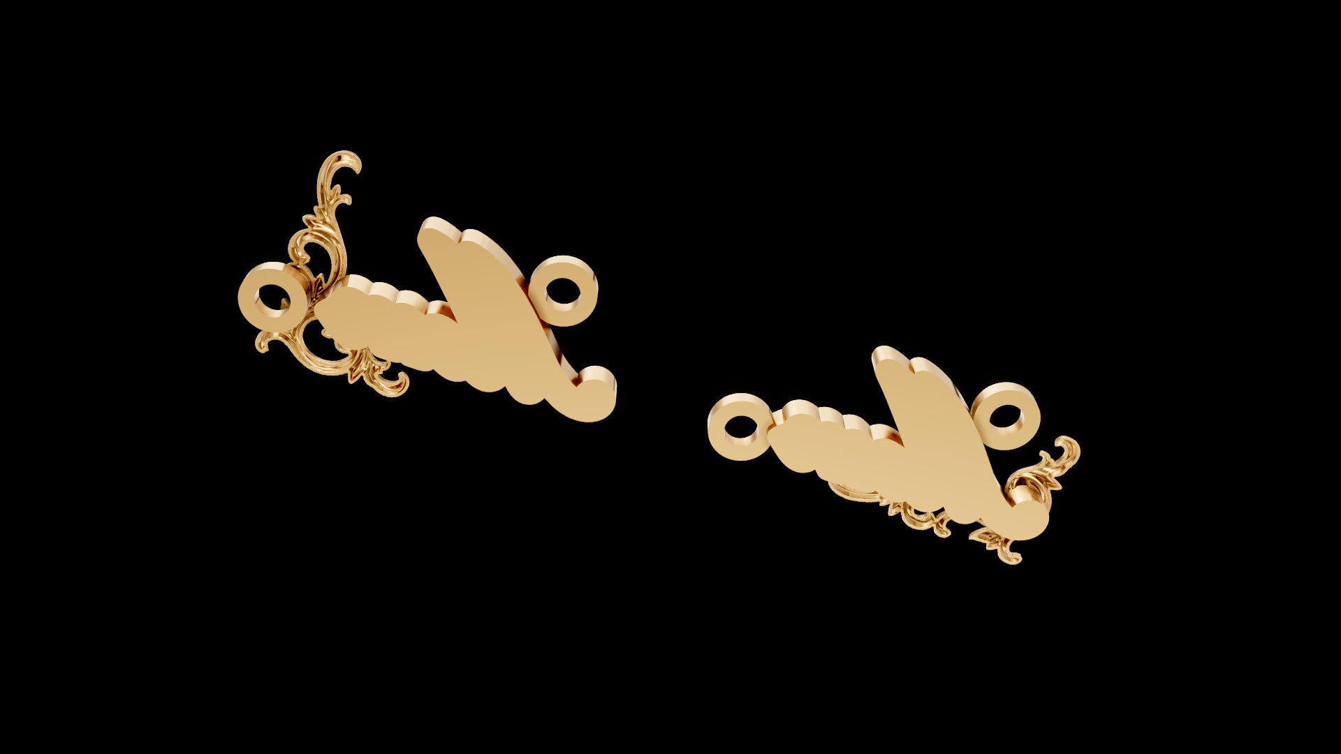 Mom Name Pendant Ornament 3D print model_3