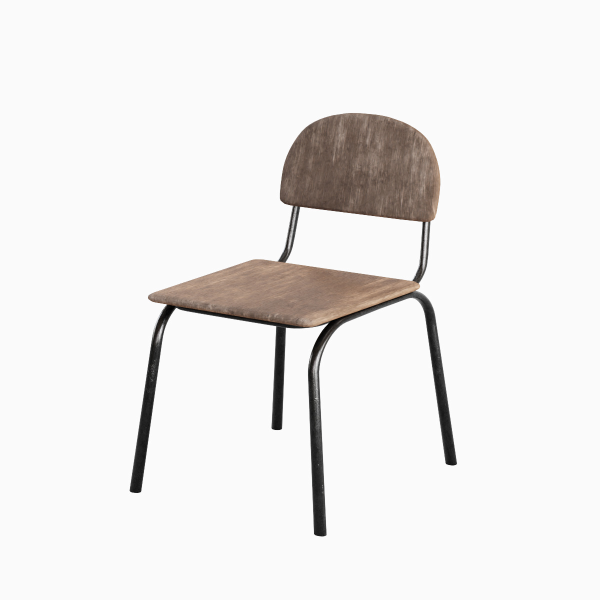 Simple Chair Set 3D model_21