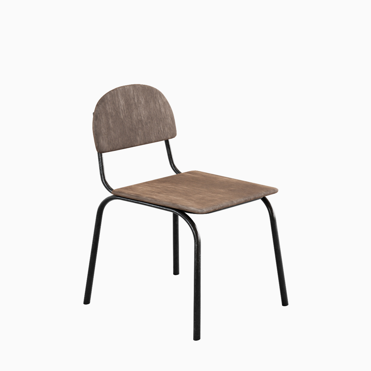 Simple Chair Set 3D model_20