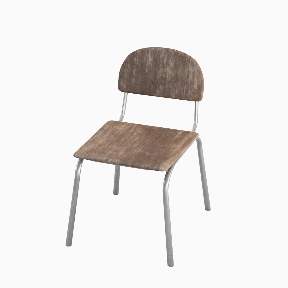 Simple Chair Set 3D model_13