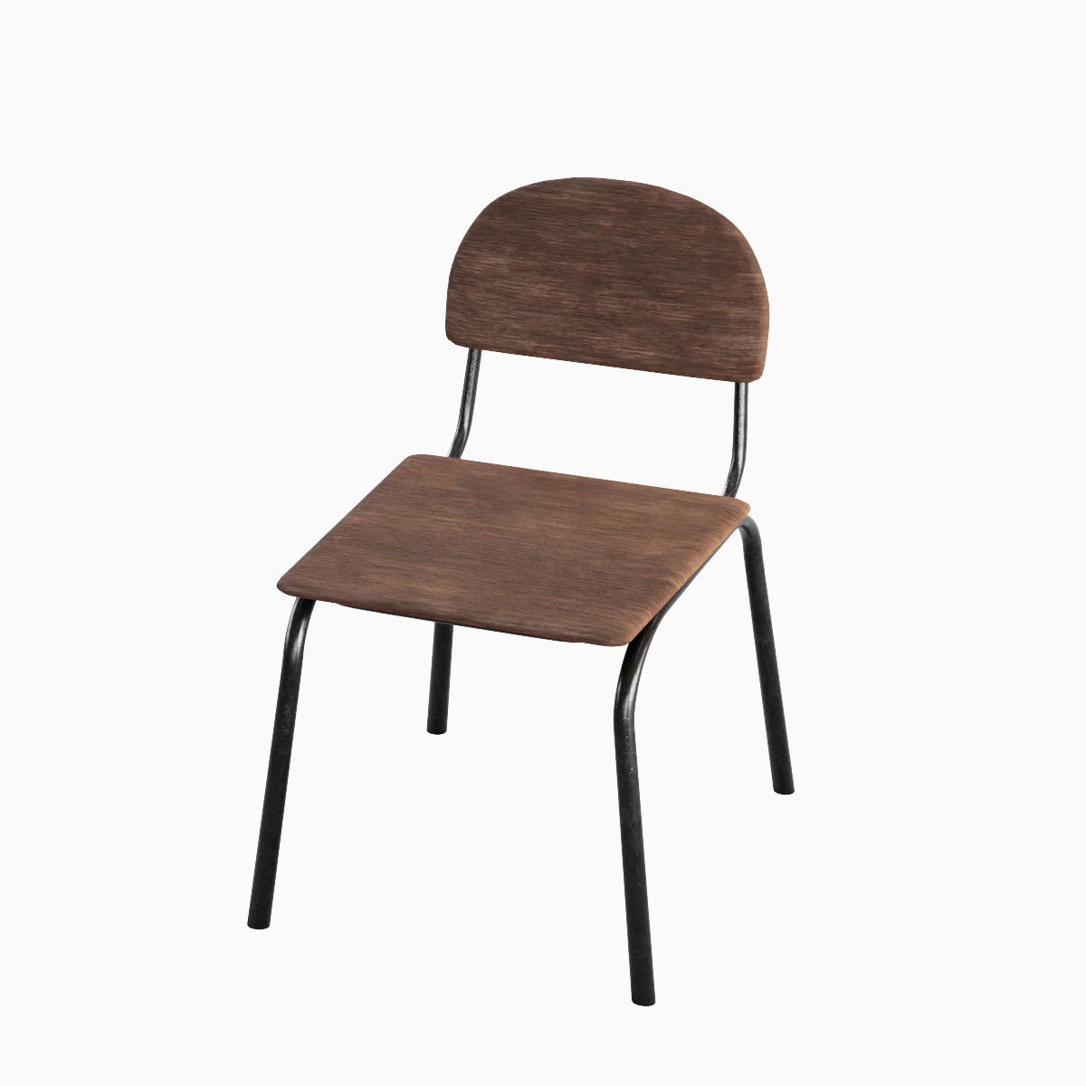 Simple Chair Set 3D model_25