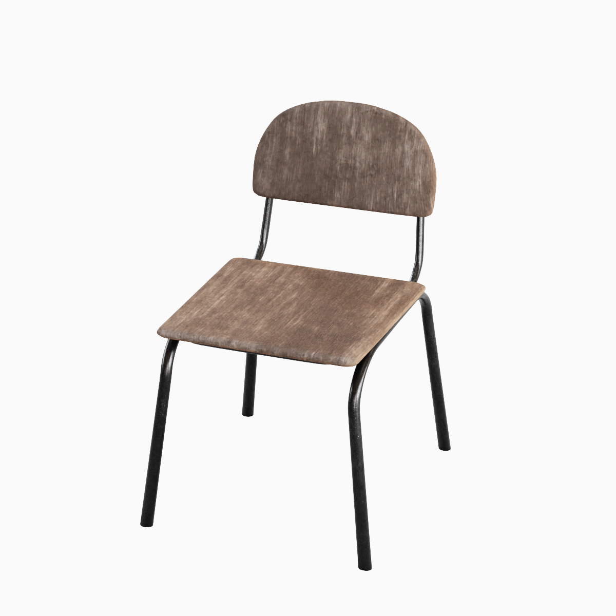 Simple Chair Set 3D model_19