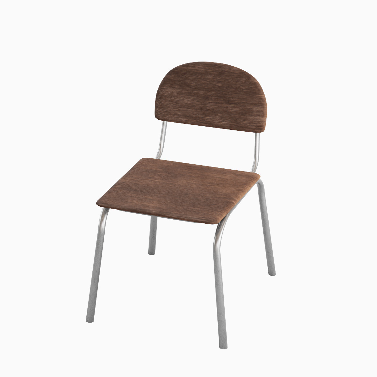 Simple Chair Set 3D model_31