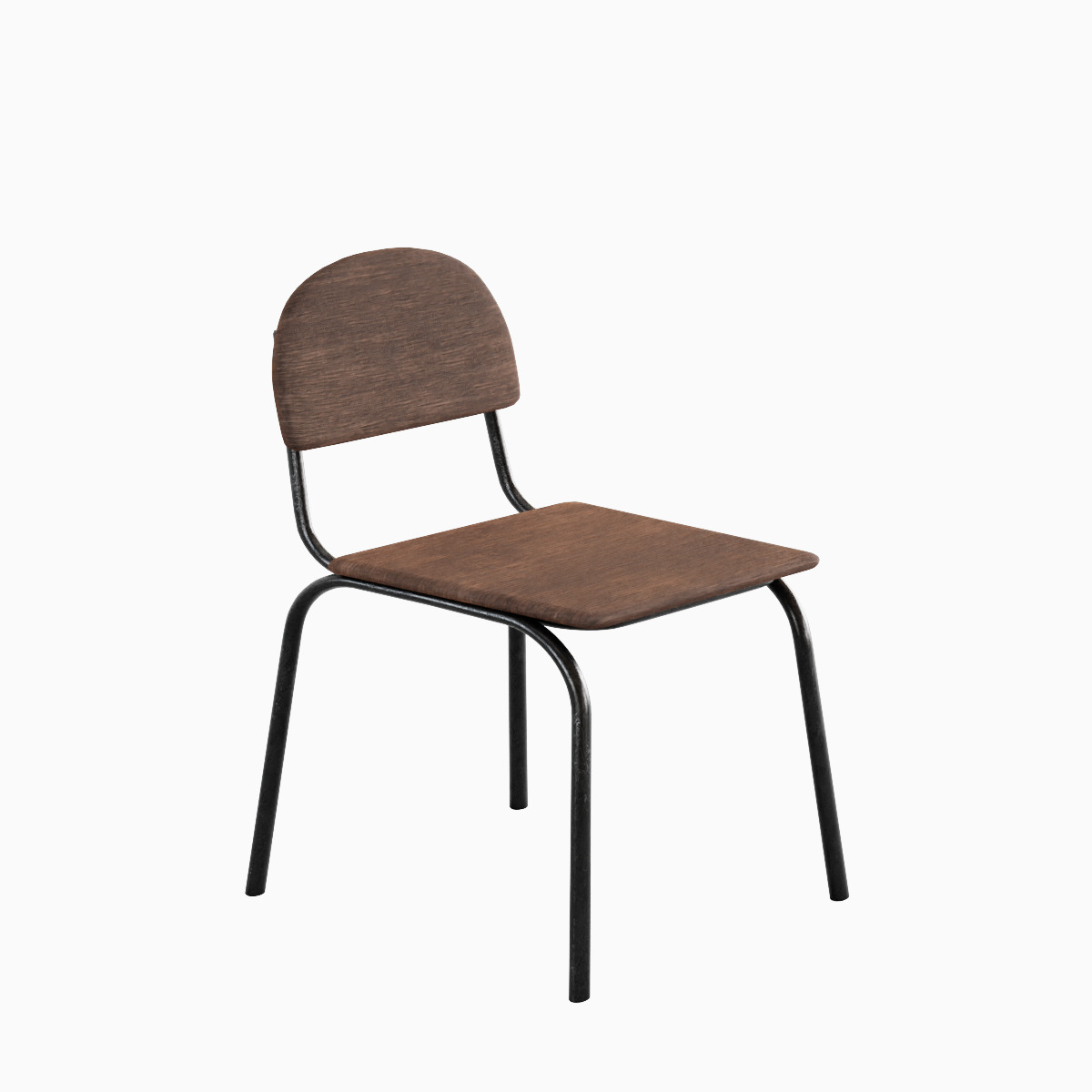 Simple Chair Set 3D model_26