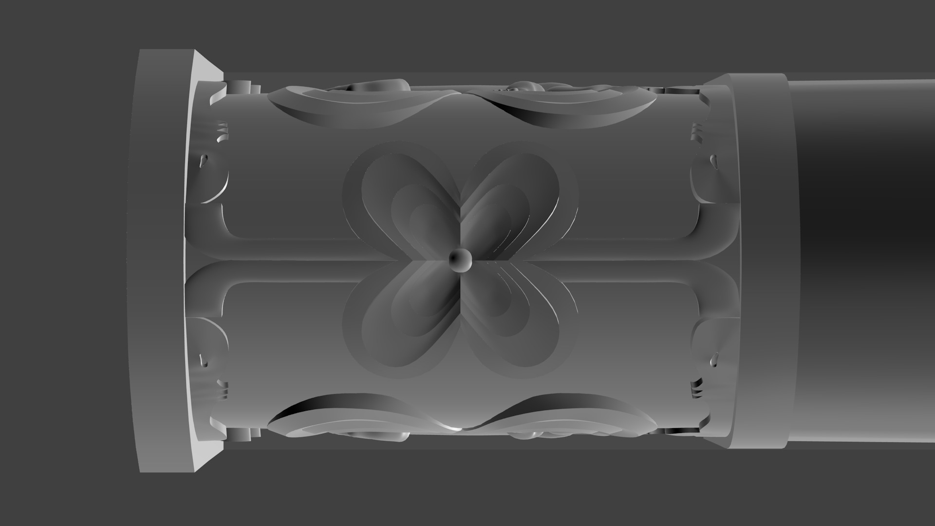 Black Cat Hades Prop Gun 3D print model_1