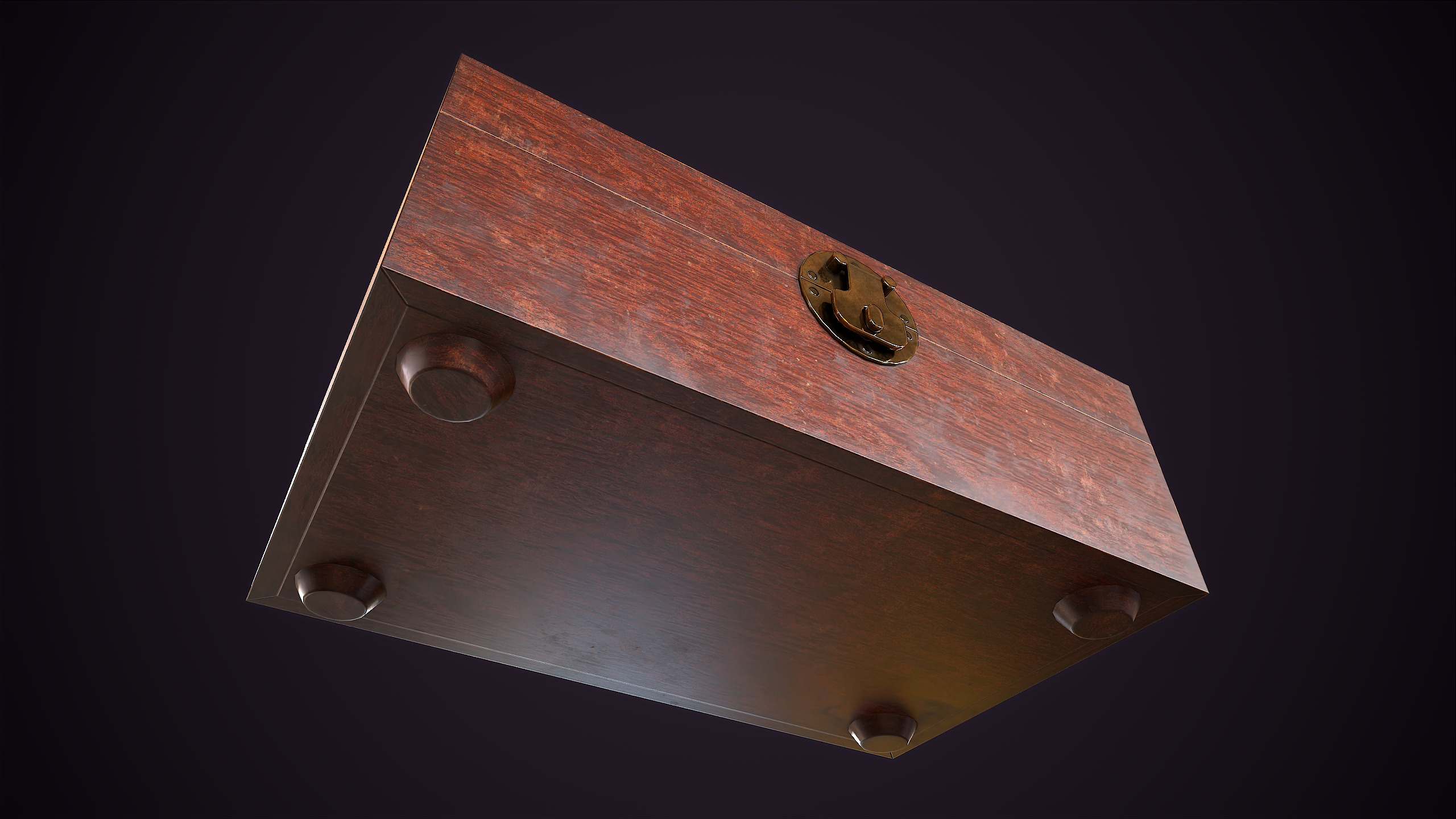 Jewelry box Low-poly 3D model_9