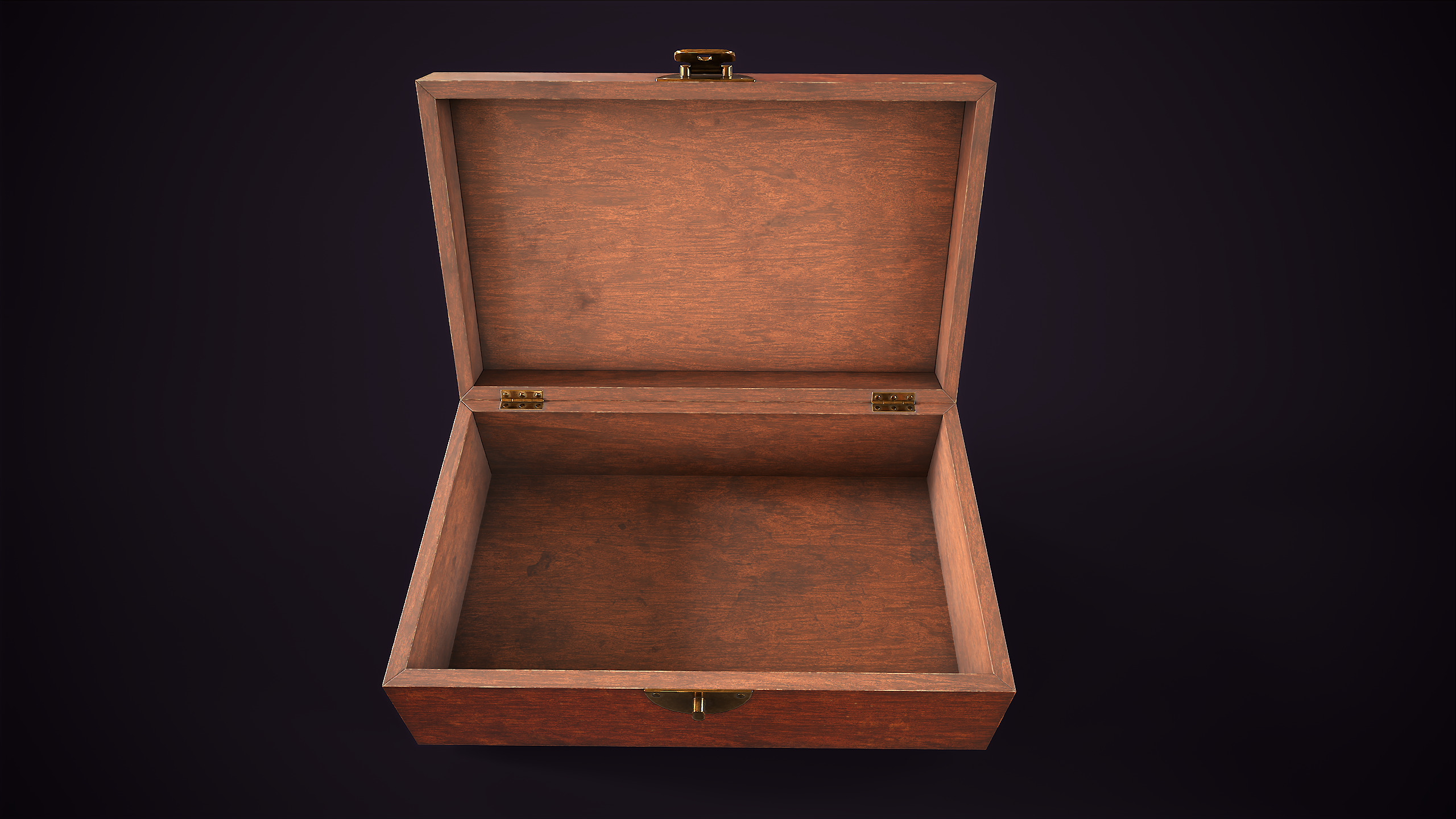Jewelry box Low-poly 3D model_7