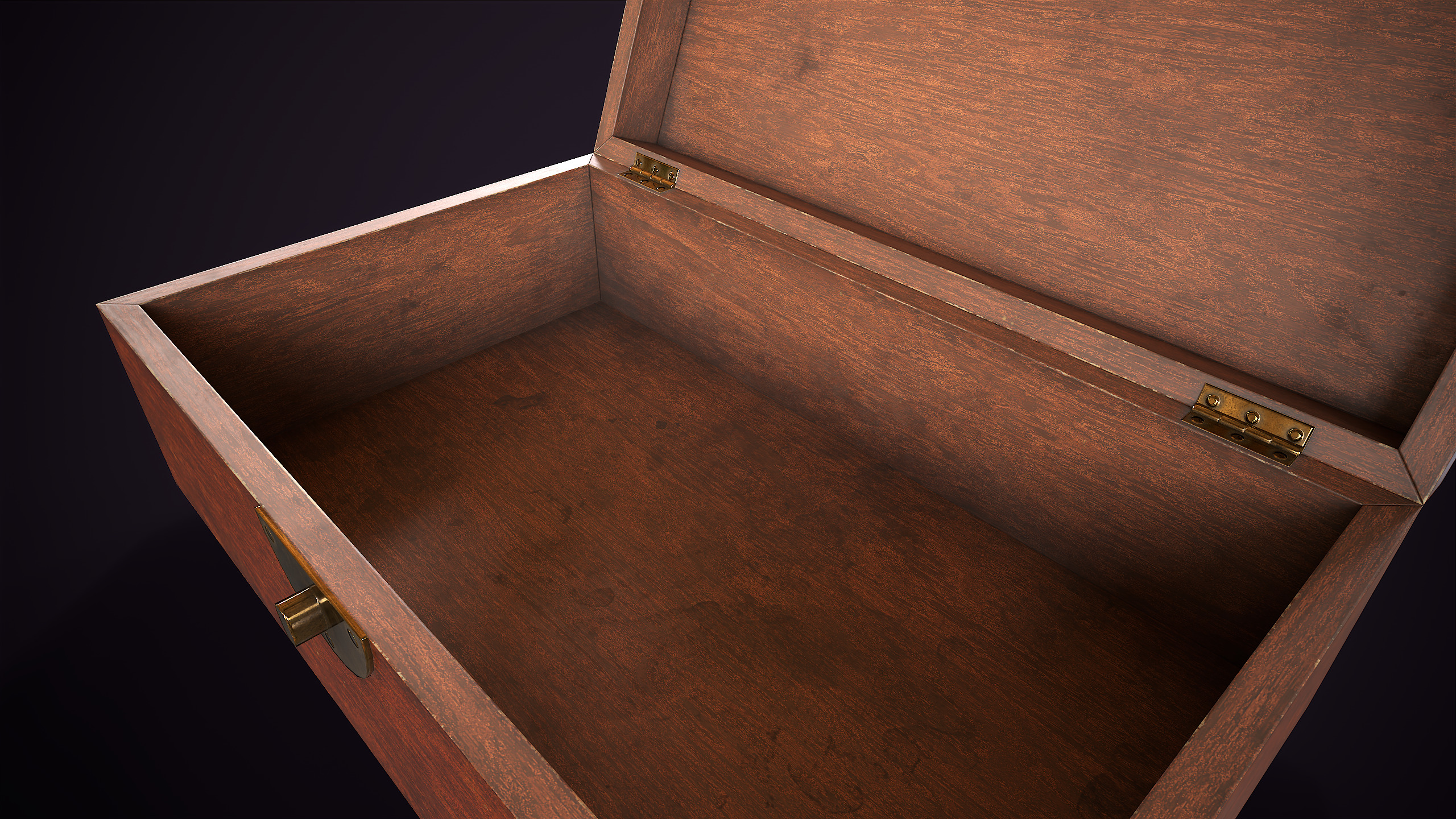 Jewelry box Low-poly 3D model_6