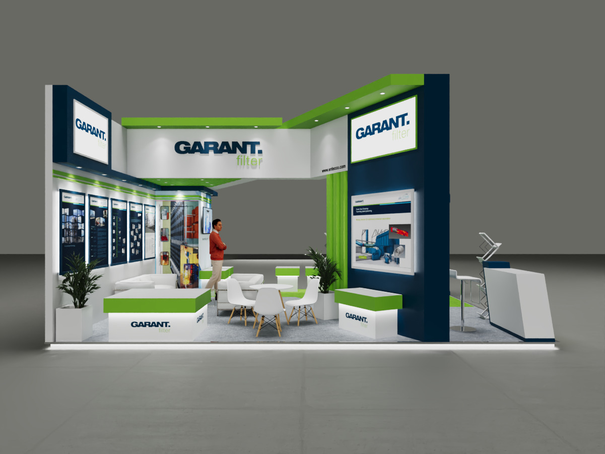 Exhibition Stand 7x6 3Sides D1V1 3D model 3D model_3