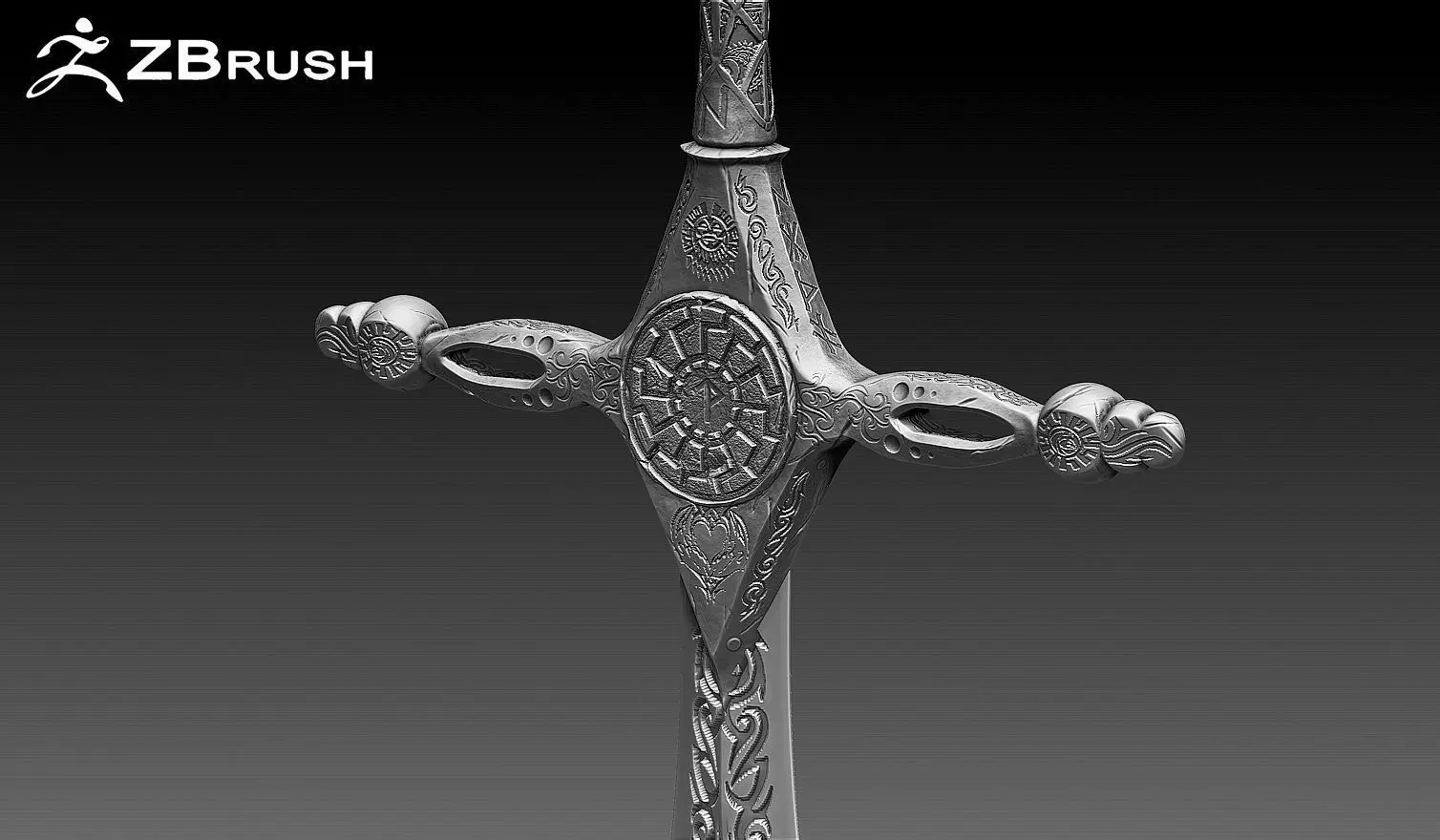 Zbrush Sword 3D model