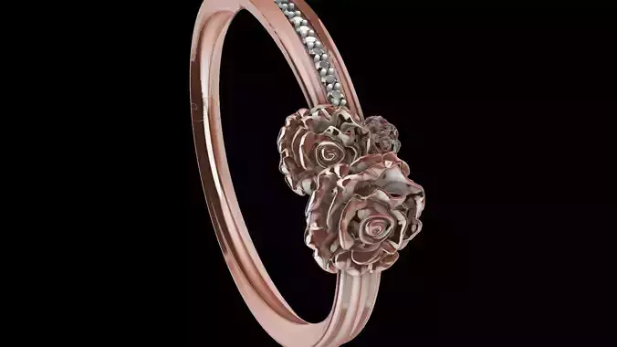 Majestic Roses Magnetic Clasp Bracelet