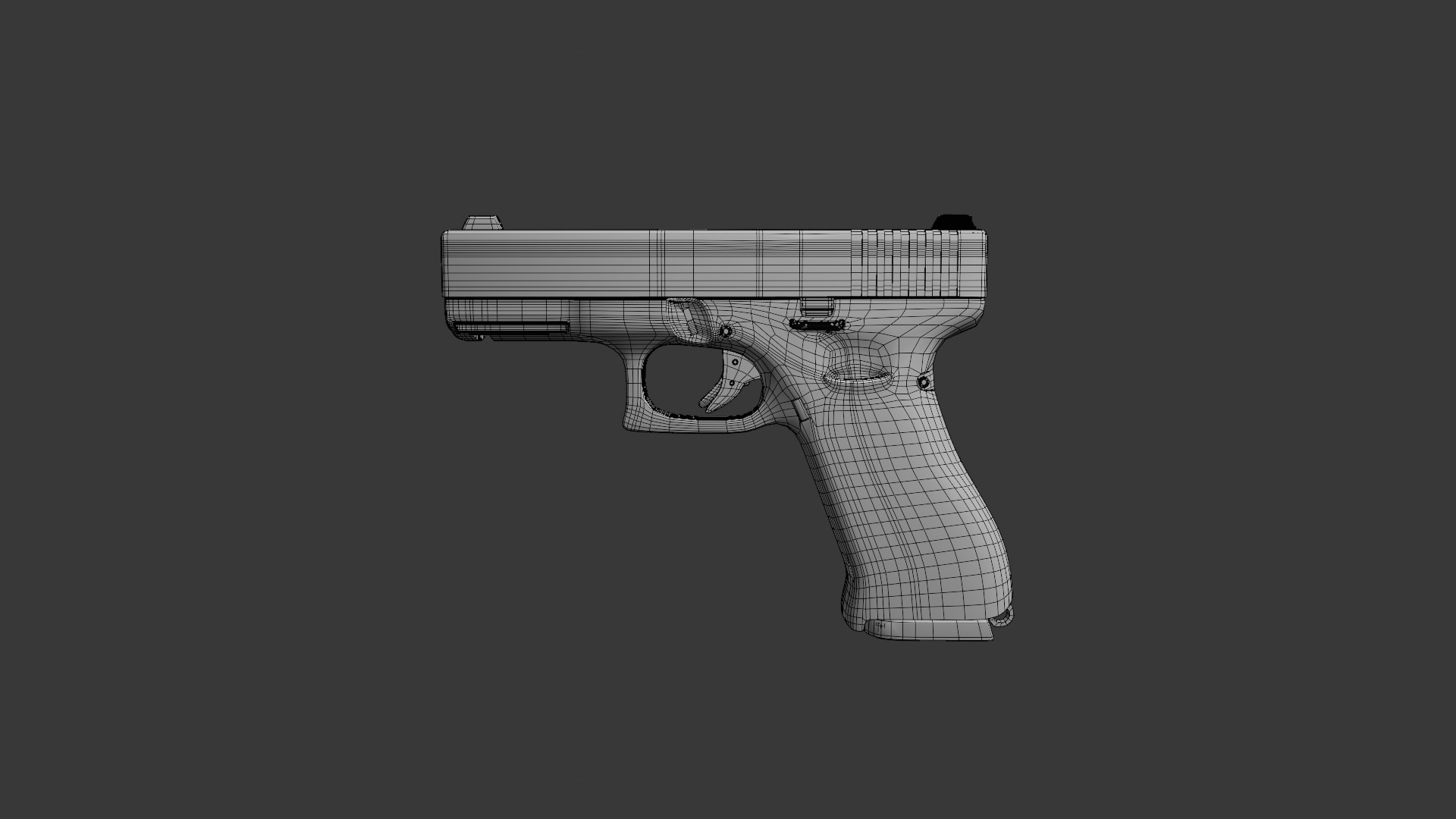 Glock 19x - Game Ready 3D Model  3D model_6