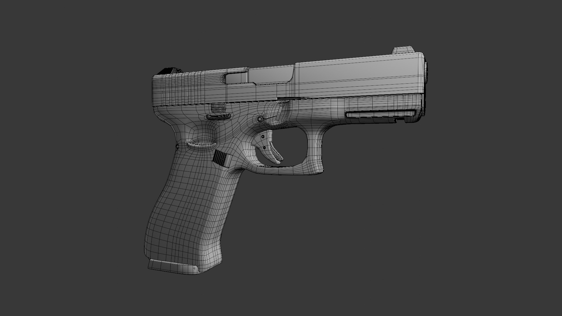 Glock 19x - Game Ready 3D Model  3D model_5
