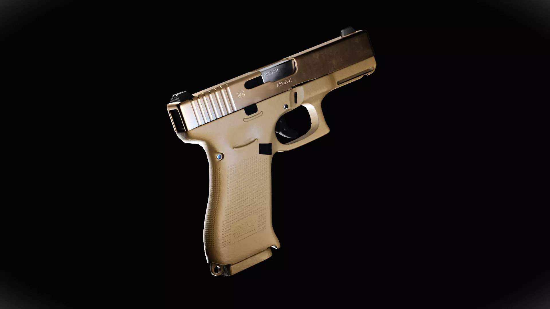 Glock 19x - Game Ready 3D Model  3D model_0