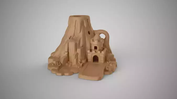 Volcano Pen Holder