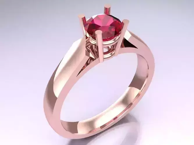 Diamond Ring - Womens Rings - N325012 3D print model