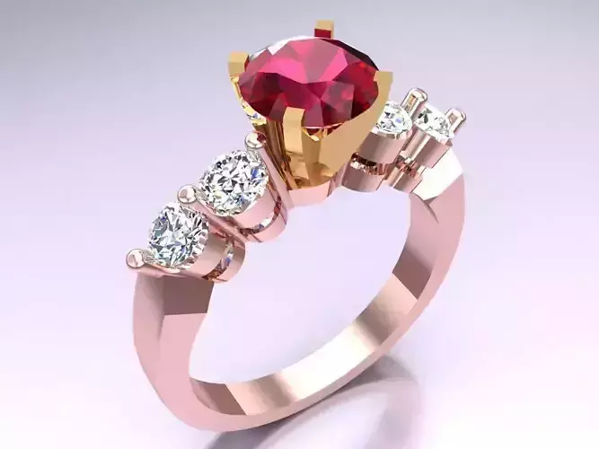 Diamond Ring - Womens Rings - N325205 3D print model