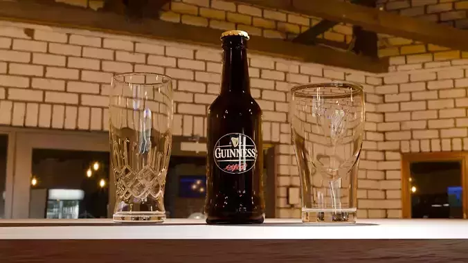 Guinness Glass Pack include the Beer Bottle