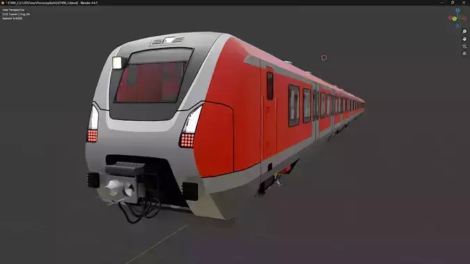 ET 490 - S-Bahn Hamburg 3D model