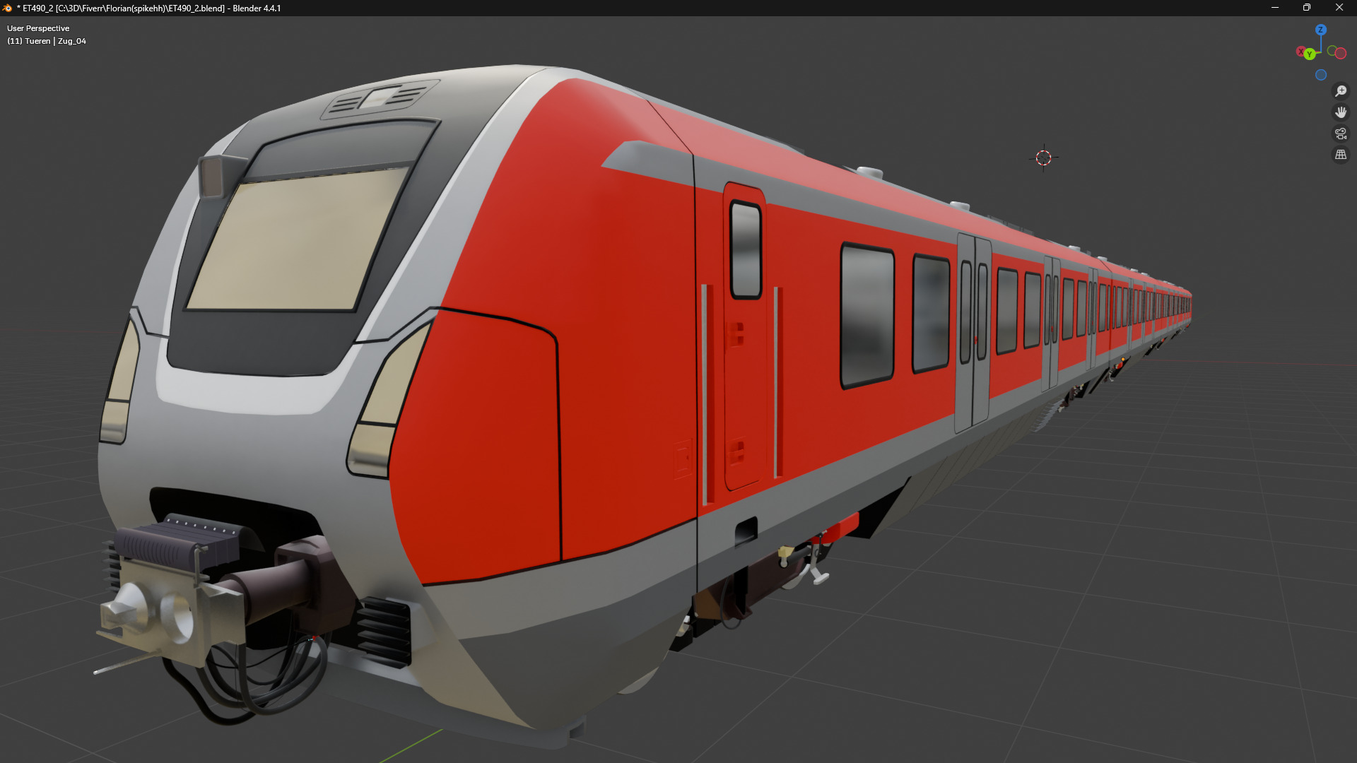 ET 490 - S-Bahn Hamburg 3D model_1