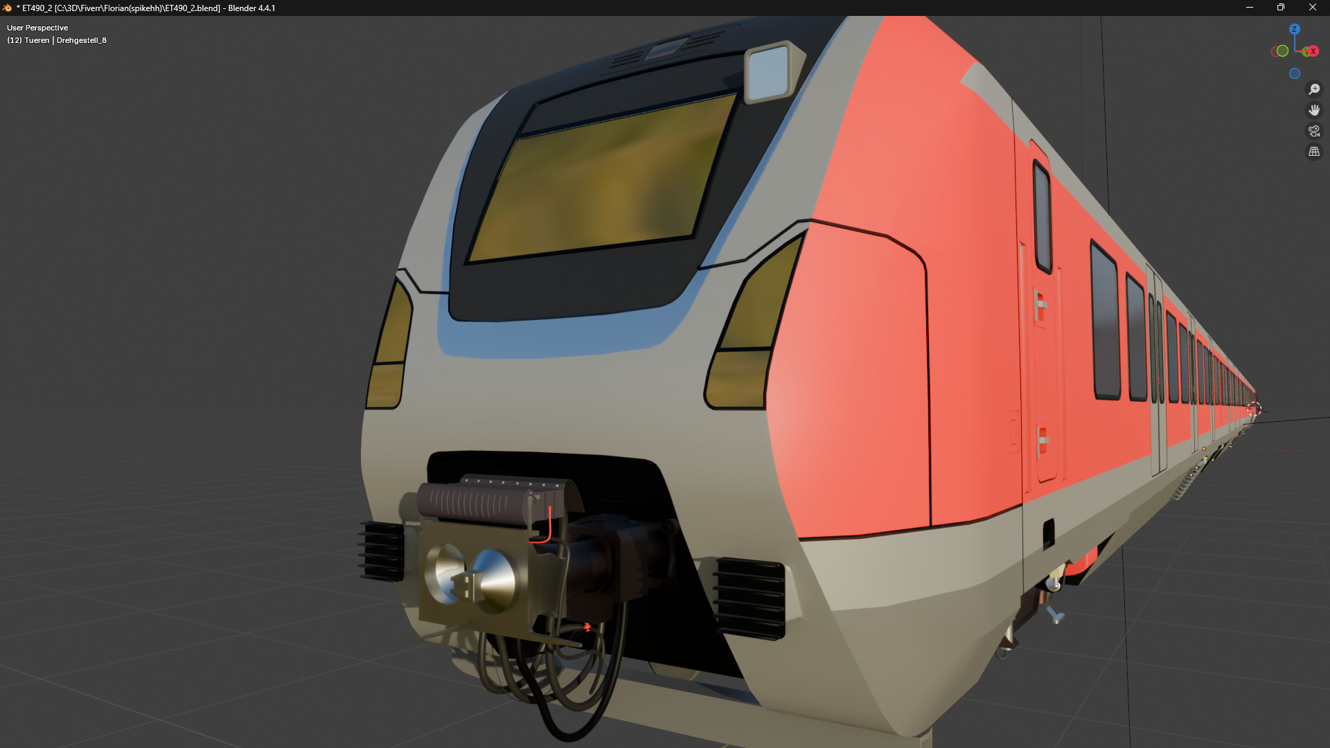 ET 490 - S-Bahn Hamburg 3D model_5