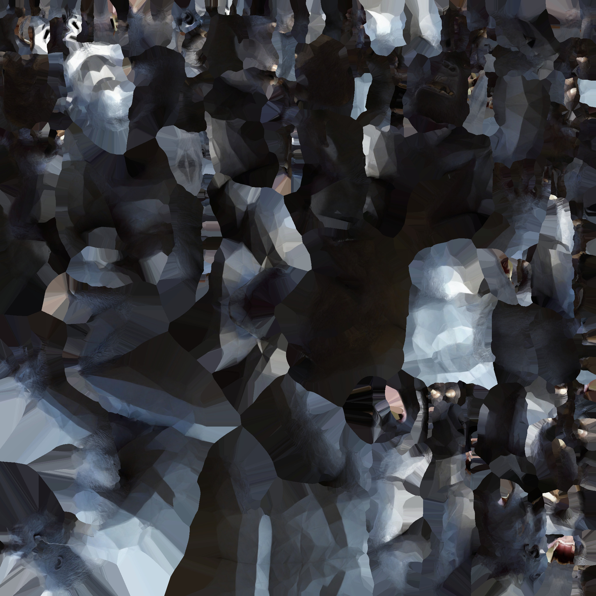 King Kong Gorilla Powerfull Animal In The Forest 3d Render 3D model_8