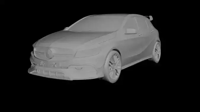 mercedes A45 AMG 3D model