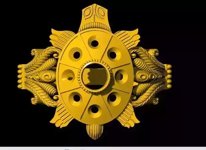 tortoise ring 3dm file