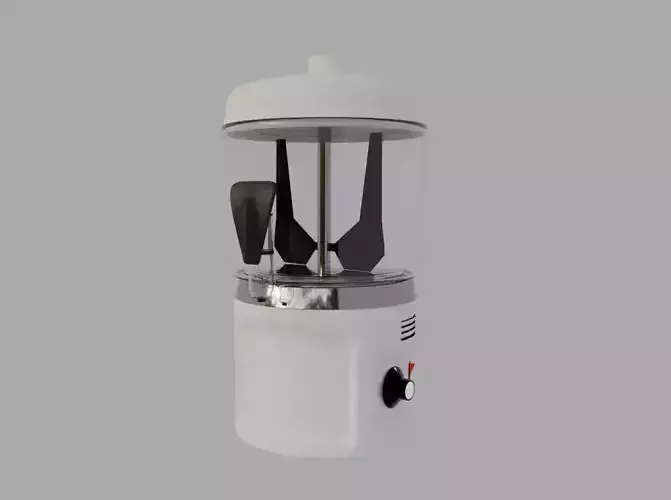 Hot Chocolate Machine 3D Model Low-poly 3D model