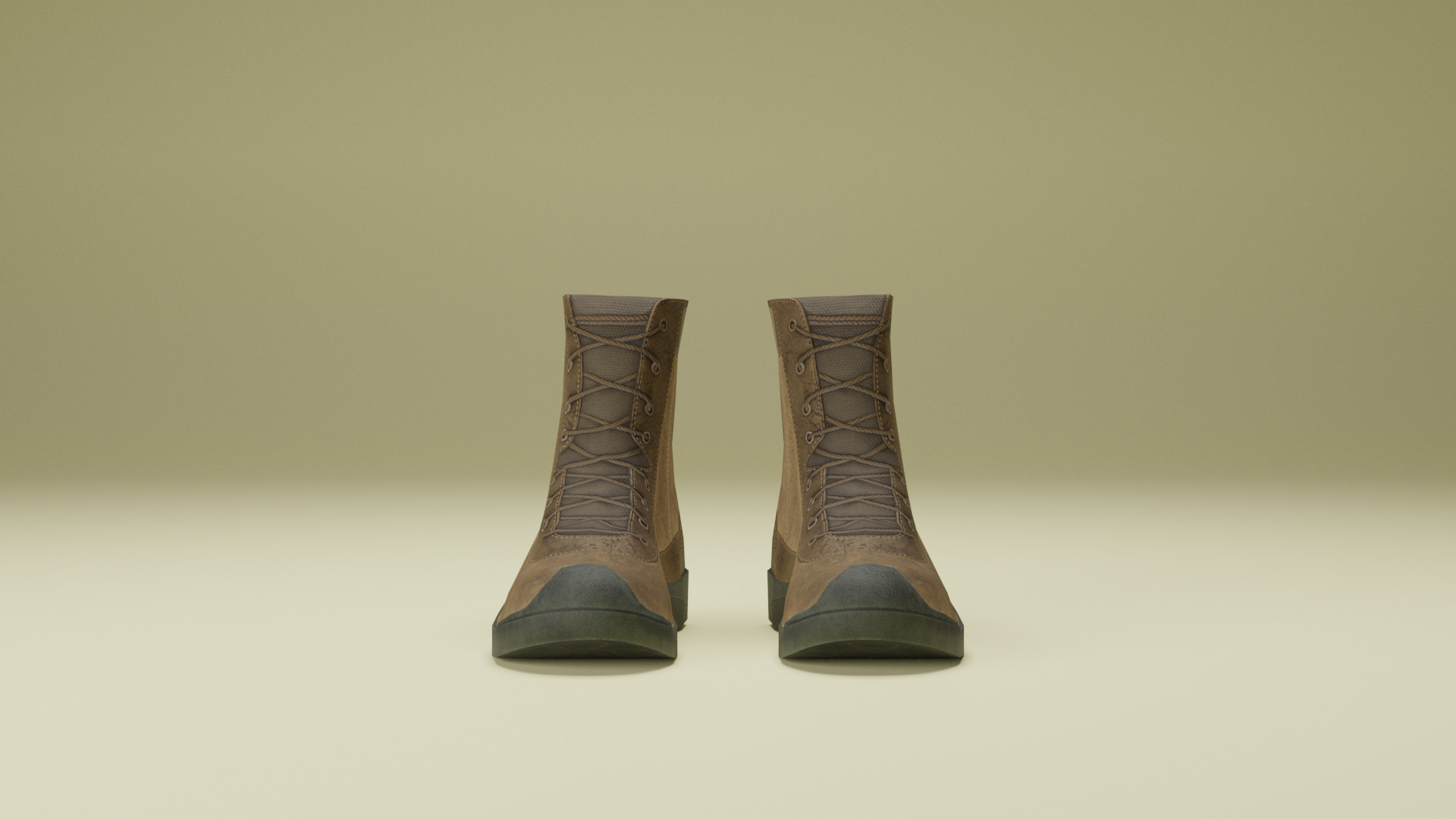 tactical boots Low-poly 3D model_6