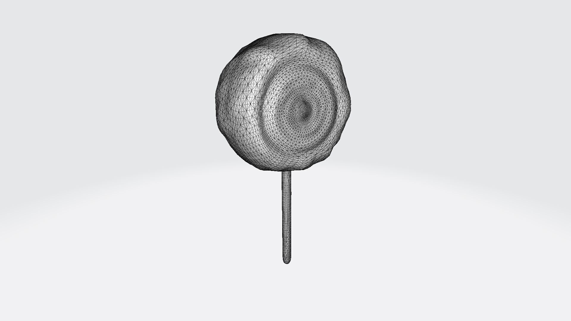 Colorful Rainbow Lollipop 3d Render 3D model_6
