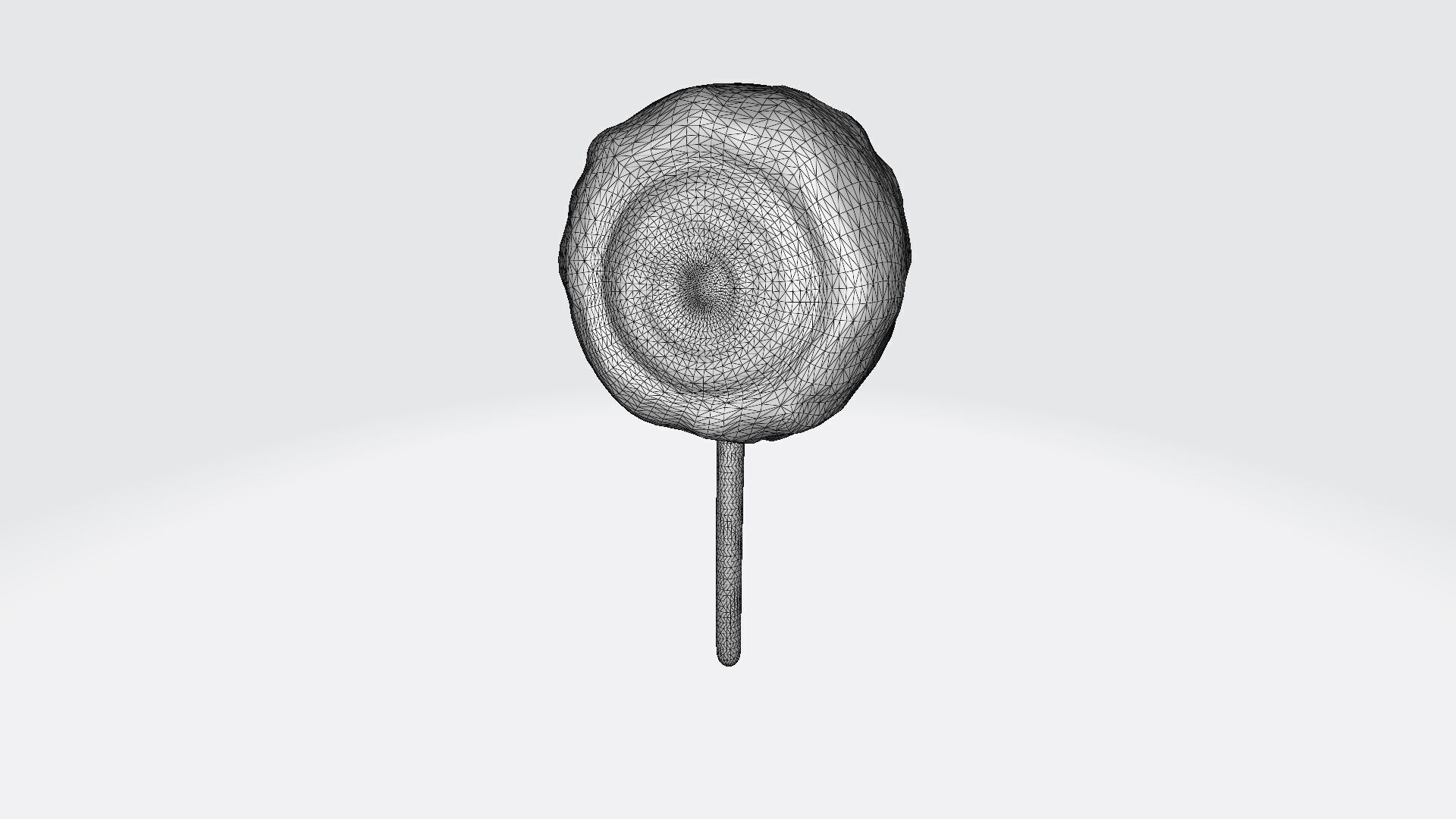 Colorful Rainbow Lollipop 3d Render 3D model_7