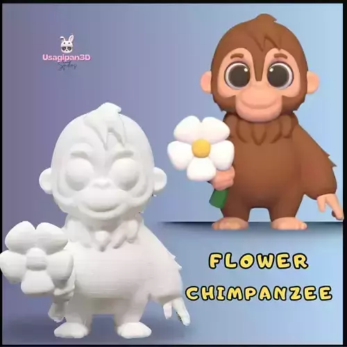 Flower Chimpanzee