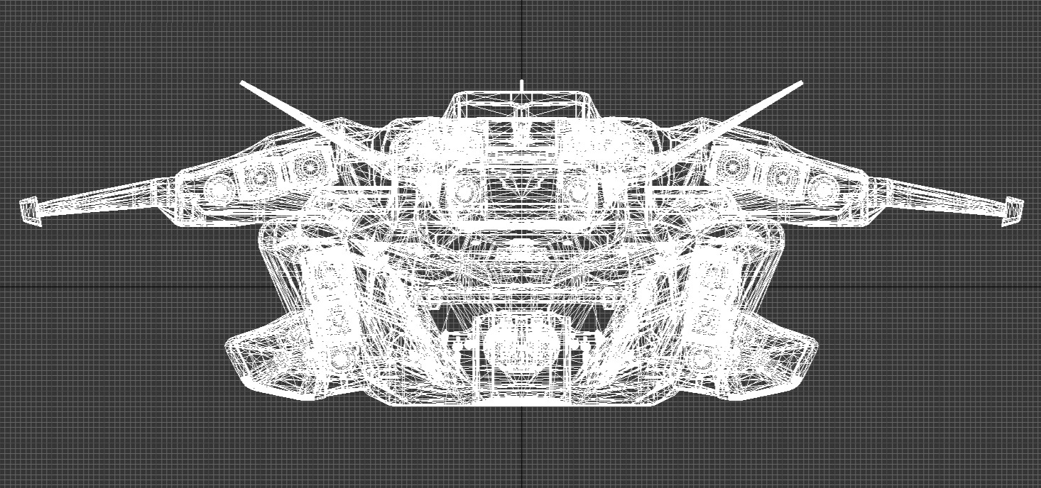 Sci Fi Spaceship 2 Low-poly 3D model_15