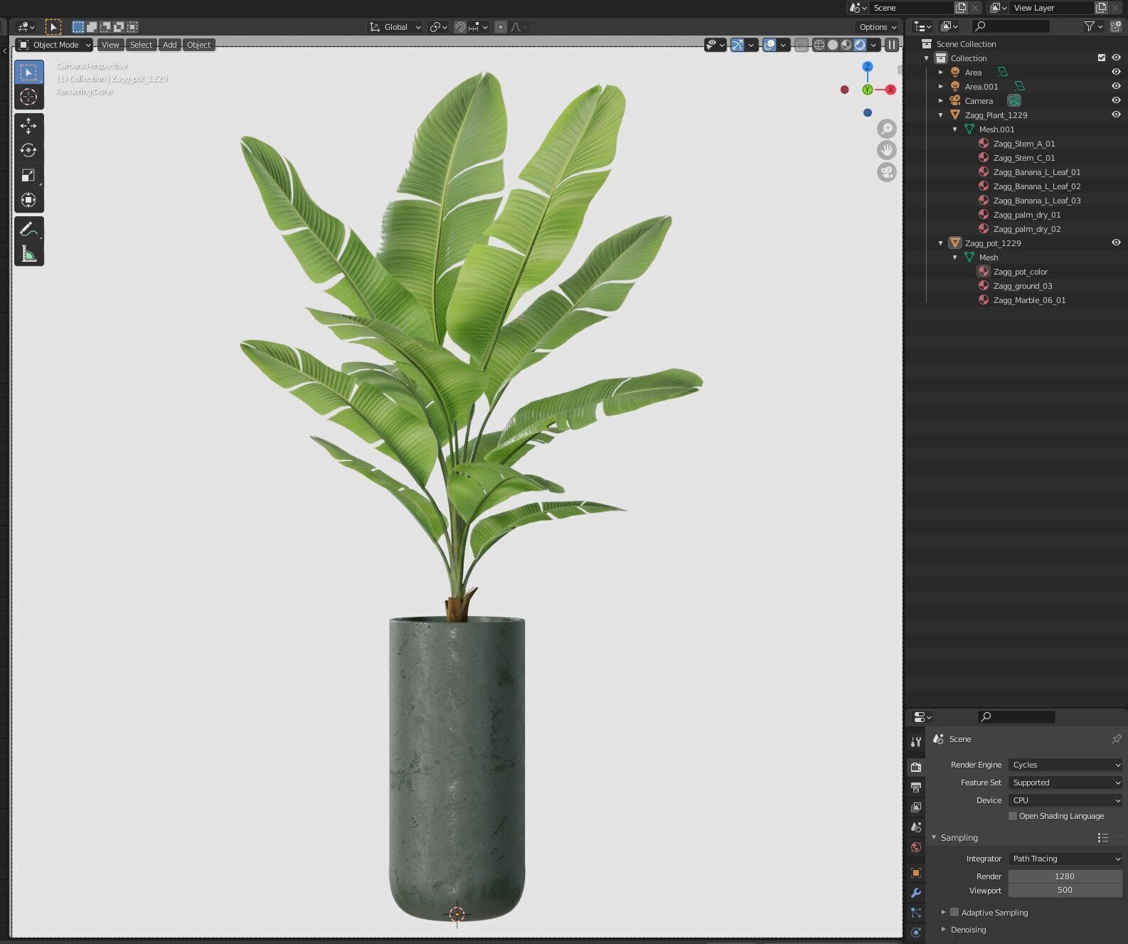 Plant 1229 3D model_6