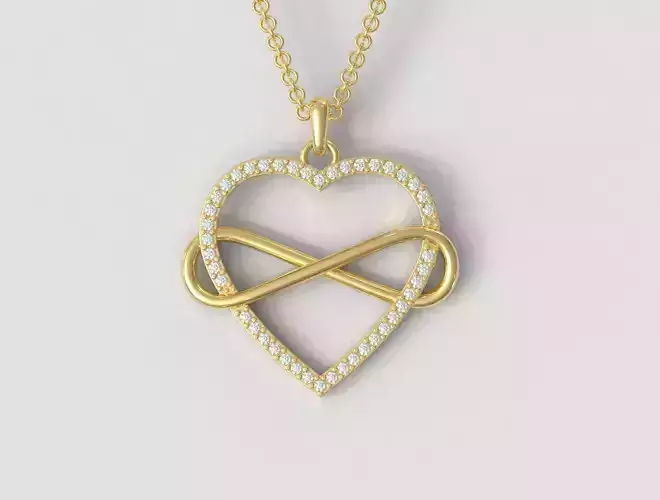 Diamond Heart Pendant