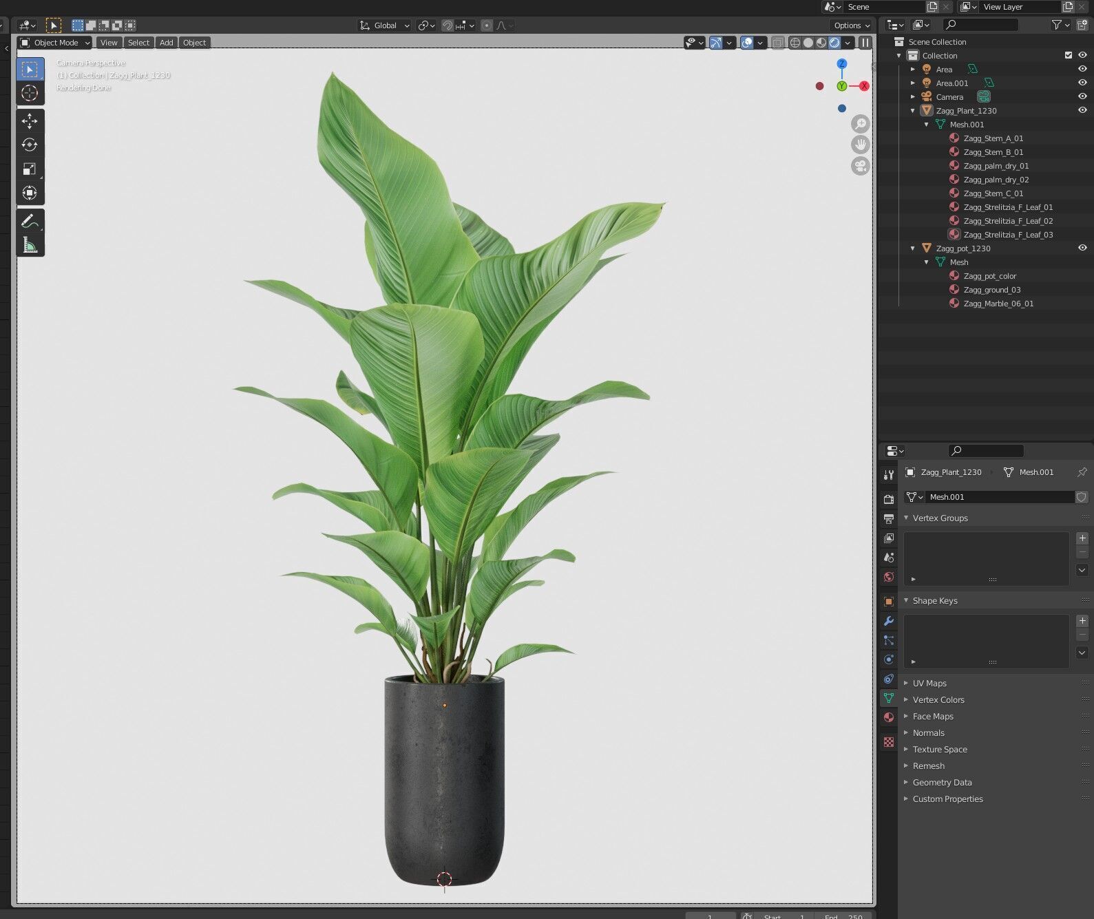 Plant 1230 3D model_6