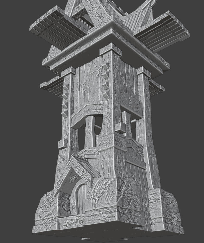 Tower 3D print model_4